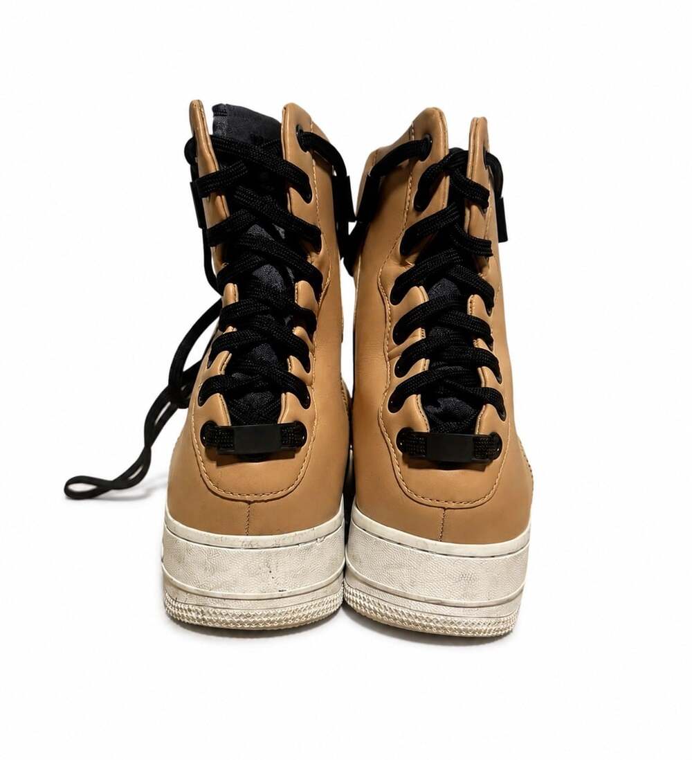 Nike AF1 Air Force 1 Rebel XX Praline Tan Black High Top Women’s Size 9.5 - Picture 2 of 7